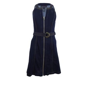 INC INTERNATIONAL CONCEPTS BELTED DENIM SHEATH